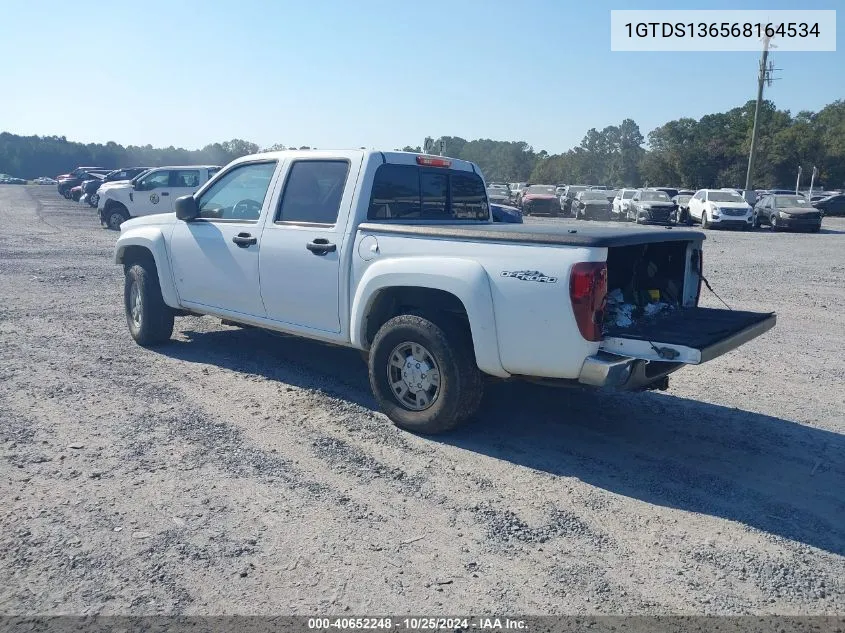 2006 GMC Canyon Slt VIN: 1GTDS136568164534 Lot: 40652248