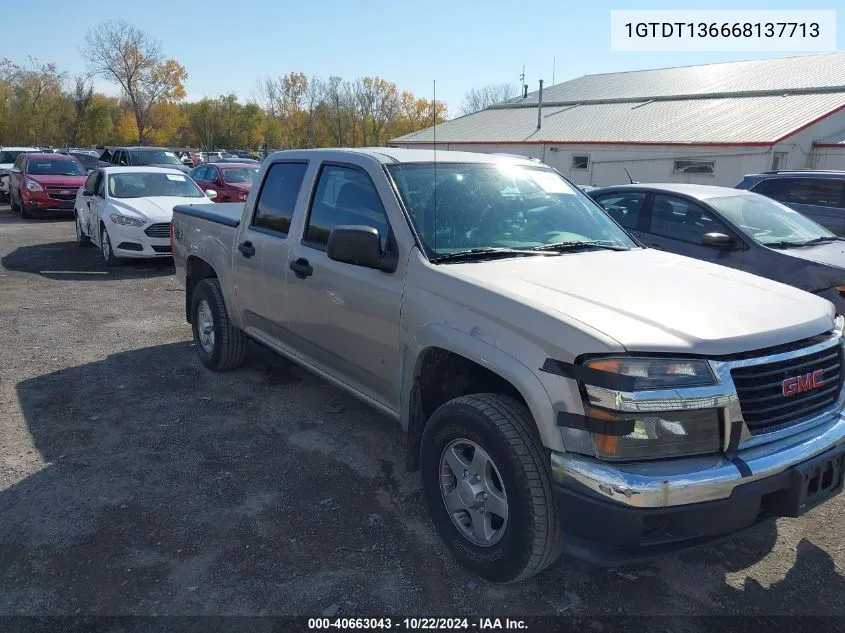 2006 GMC Canyon Sle2 VIN: 1GTDT136668137713 Lot: 40663043