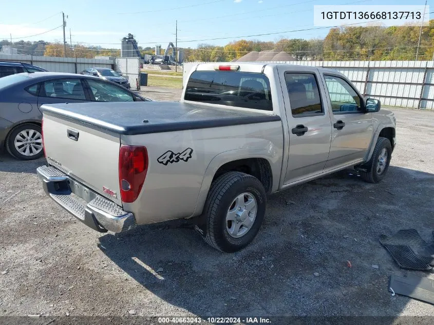 2006 GMC Canyon Sle2 VIN: 1GTDT136668137713 Lot: 40663043