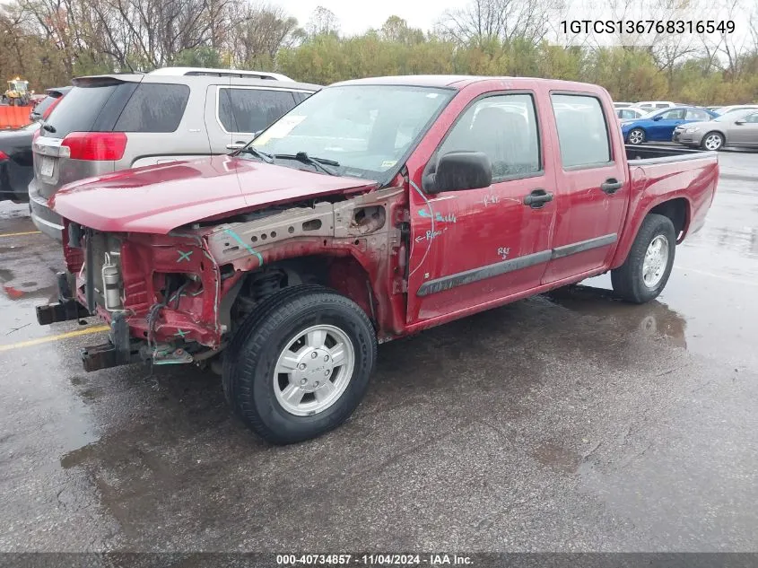 2006 GMC Canyon Sle2 VIN: 1GTCS136768316549 Lot: 40734857