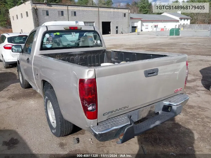 2006 GMC Canyon Sl VIN: 1GTCS148968179405 Lot: 40811325