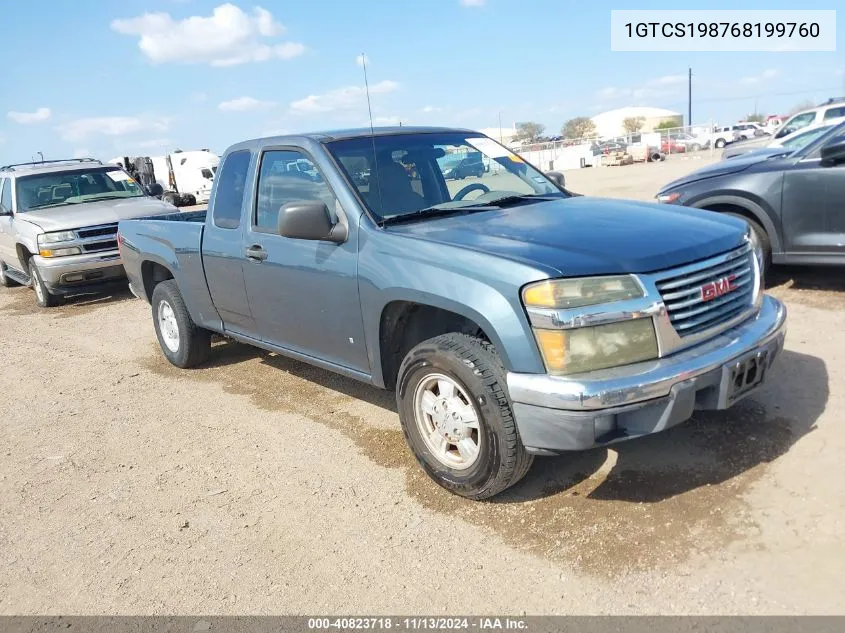 2006 GMC Canyon Sl VIN: 1GTCS198768199760 Lot: 40823718