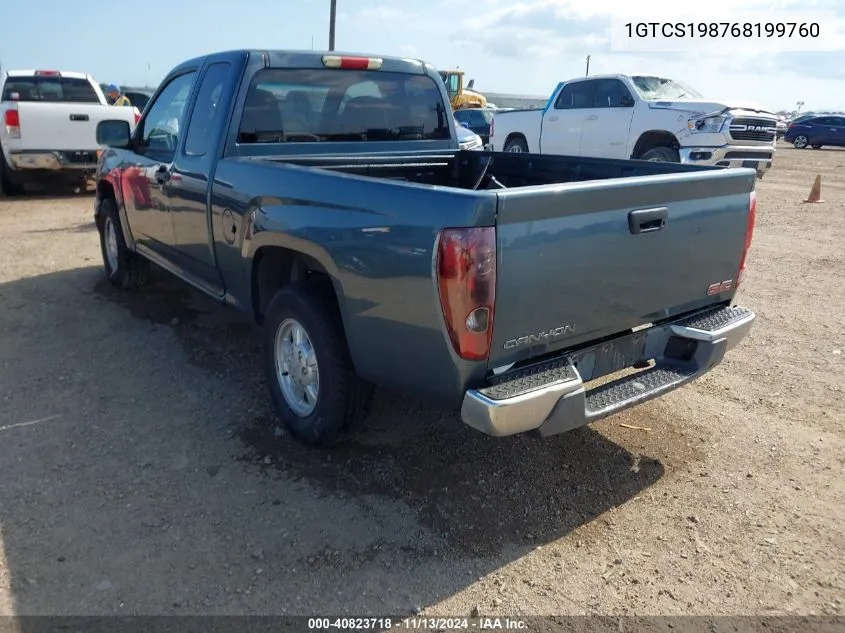 2006 GMC Canyon Sl VIN: 1GTCS198768199760 Lot: 40823718