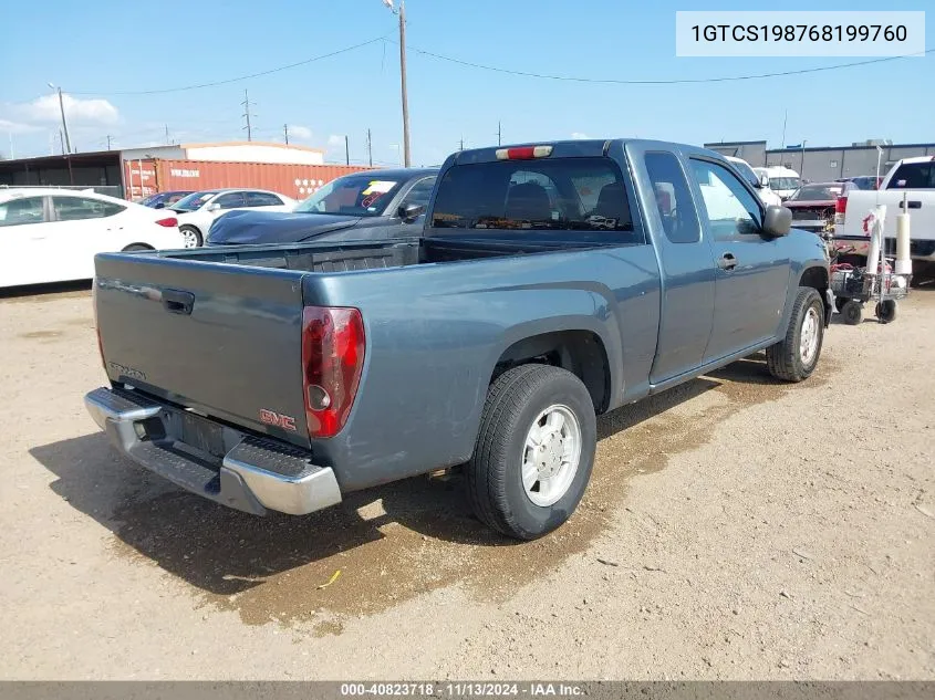 2006 GMC Canyon Sl VIN: 1GTCS198768199760 Lot: 40823718