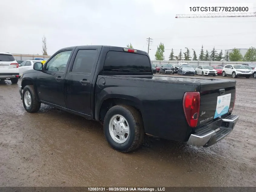 1GTCS13E778230800 2007 GMC Canyon