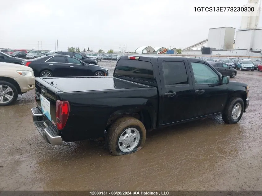 1GTCS13E778230800 2007 GMC Canyon