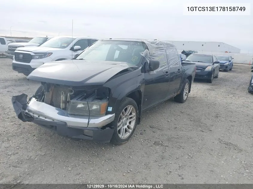 2007 GMC Canyon VIN: 1GTCS13E178158749 Lot: 12129929