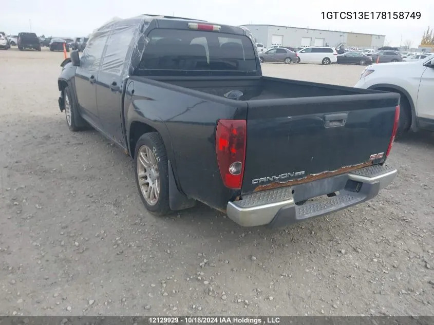 2007 GMC Canyon VIN: 1GTCS13E178158749 Lot: 12129929