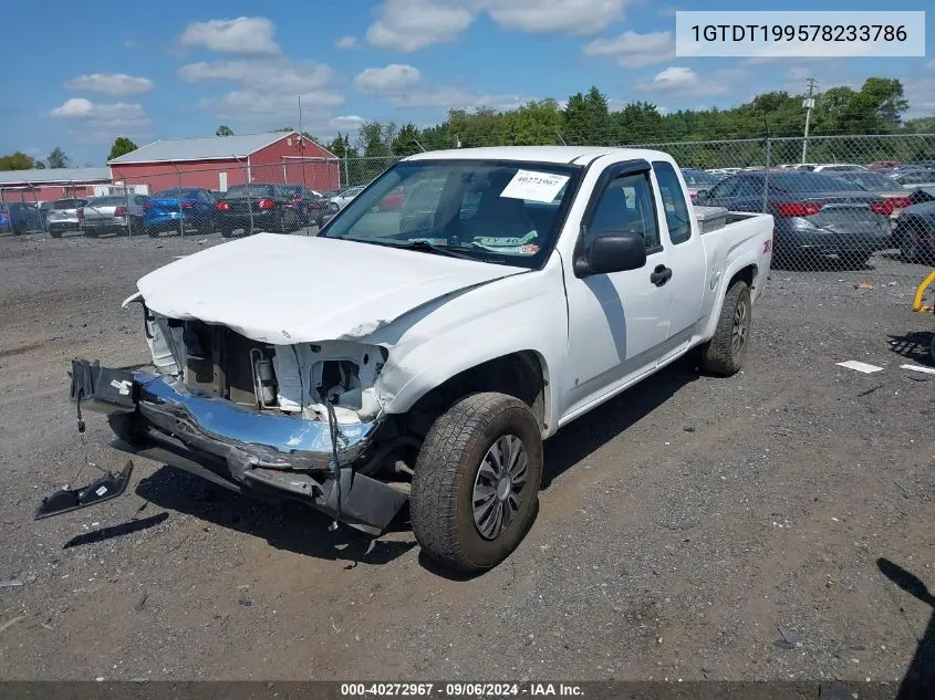 2007 GMC Canyon Work Truck VIN: 1GTDT199578233786 Lot: 40272967