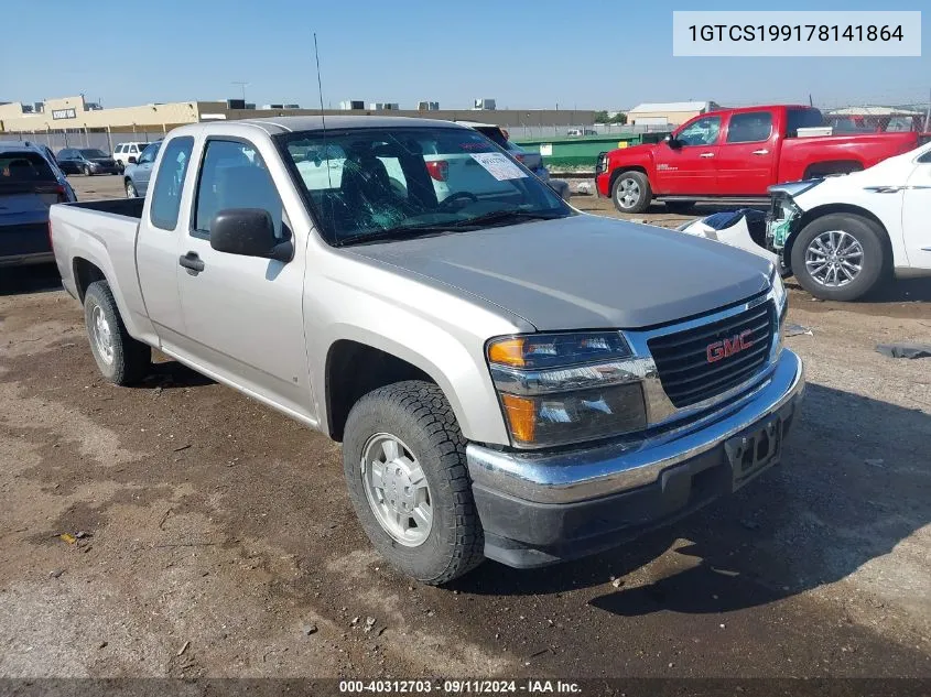 2007 GMC Canyon Sle1 VIN: 1GTCS199178141864 Lot: 40312703