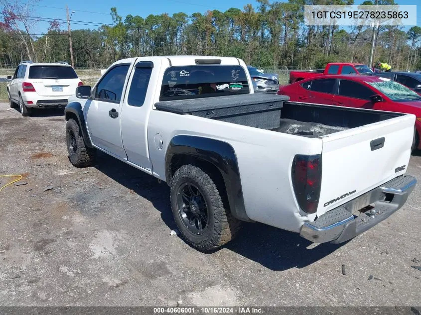 1GTCS19E278235863 2007 GMC Canyon Sle1