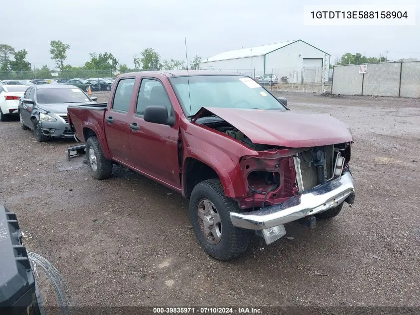 2008 GMC Canyon Sle1 VIN: 1GTDT13E588158904 Lot: 39835971