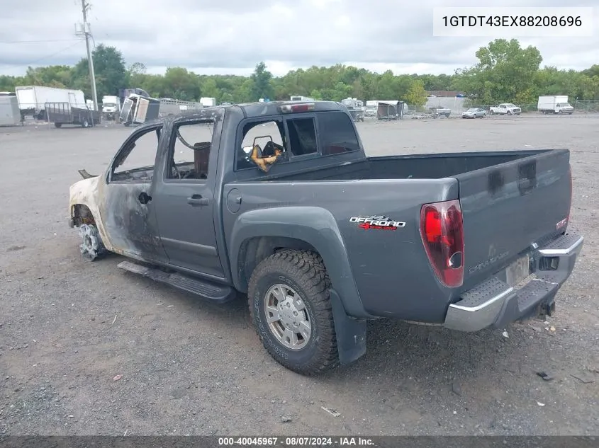 2008 GMC Canyon Sle2 VIN: 1GTDT43EX88208696 Lot: 40045967