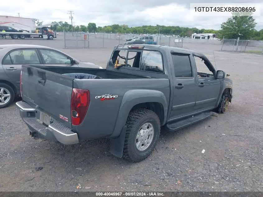 2008 GMC Canyon Sle2 VIN: 1GTDT43EX88208696 Lot: 40045967