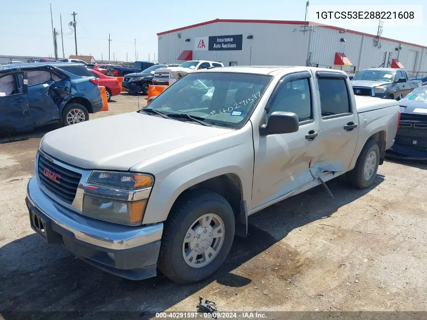 2008 GMC Canyon Slt VIN: 1GTCS53E288221608 Lot: 40291597