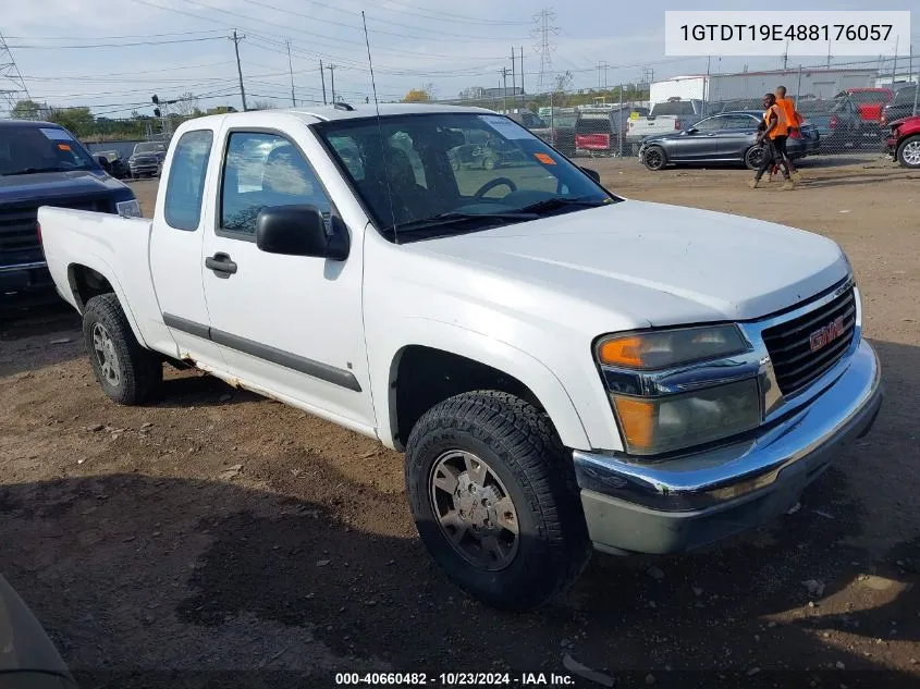 2008 GMC Canyon Sle1 VIN: 1GTDT19E488176057 Lot: 40660482