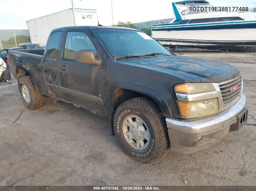 2008 GMC Canyon VIN: 1GTDT19E388177488 Lot: 40701042