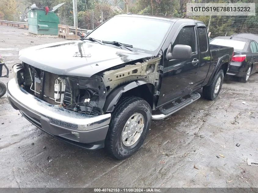 2008 GMC Canyon Sle2 VIN: 1GTDS19E788135232 Lot: 40762153