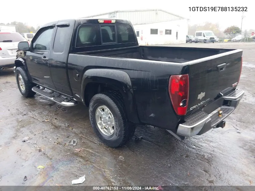 2008 GMC Canyon Sle2 VIN: 1GTDS19E788135232 Lot: 40762153