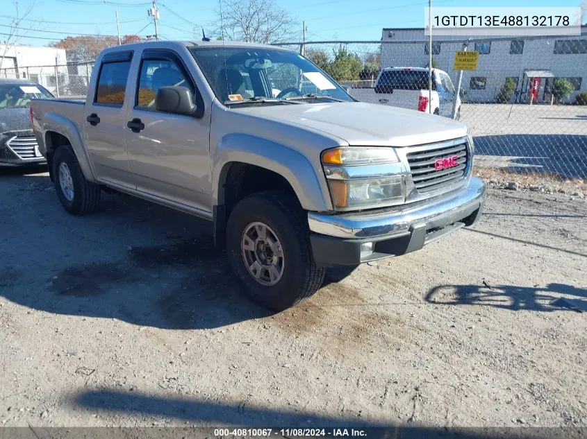 2008 GMC Canyon Sle2 VIN: 1GTDT13E488132178 Lot: 40810067