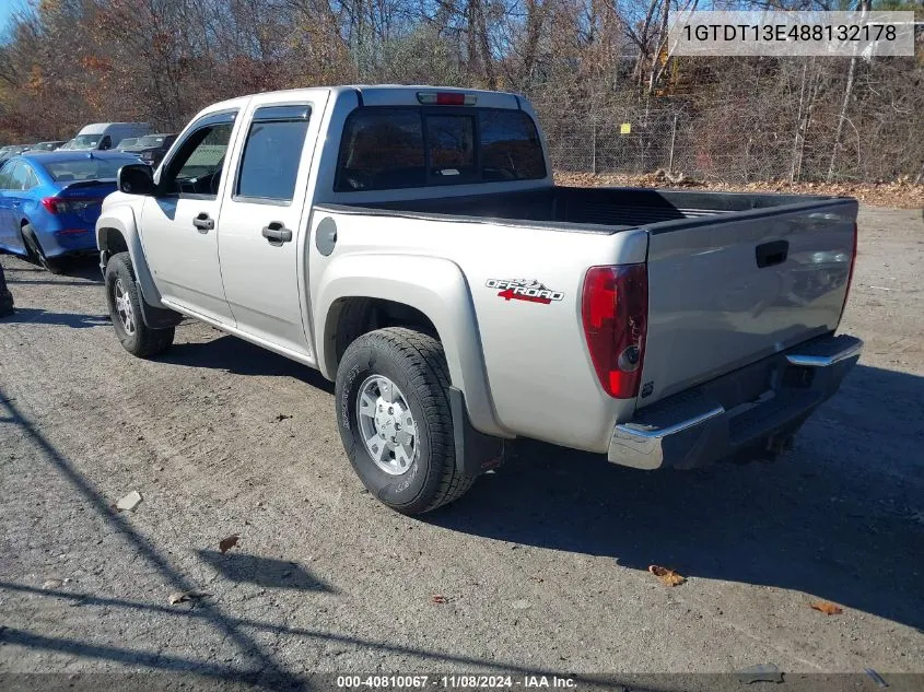 2008 GMC Canyon Sle2 VIN: 1GTDT13E488132178 Lot: 40810067