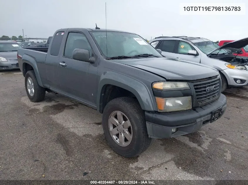 2009 GMC Canyon Sle1 VIN: 1GTDT19E798136783 Lot: 40204487