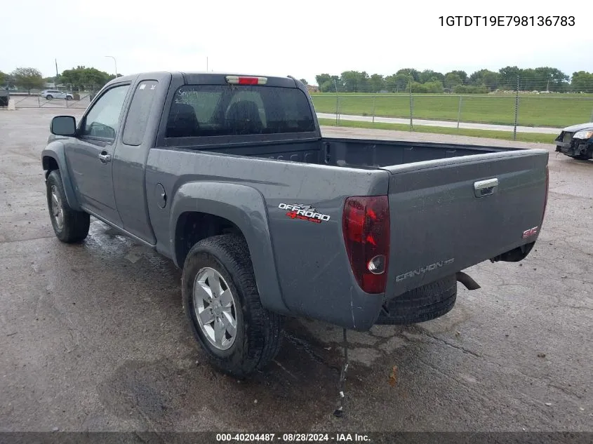 2009 GMC Canyon Sle1 VIN: 1GTDT19E798136783 Lot: 40204487