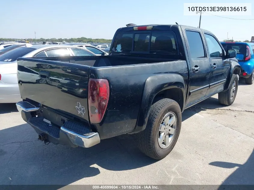 2009 GMC Canyon Sle2 VIN: 1GTDS13E398136615 Lot: 40599604