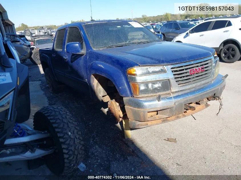 2009 GMC Canyon Sle1 VIN: 1GTDT13E598157043 Lot: 40774302