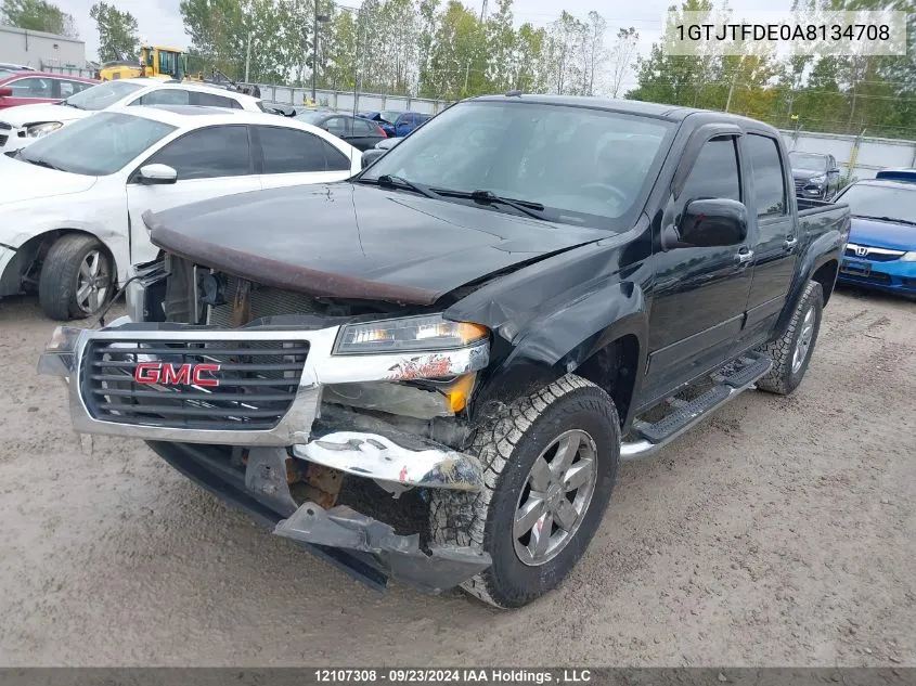 2010 GMC Canyon Slt VIN: 1GTJTFDE0A8134708 Lot: 12107308