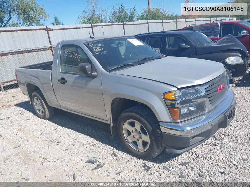 2010 GMC Canyon Sle VIN: 1GTCSCD90A8106145 Lot: 40524918