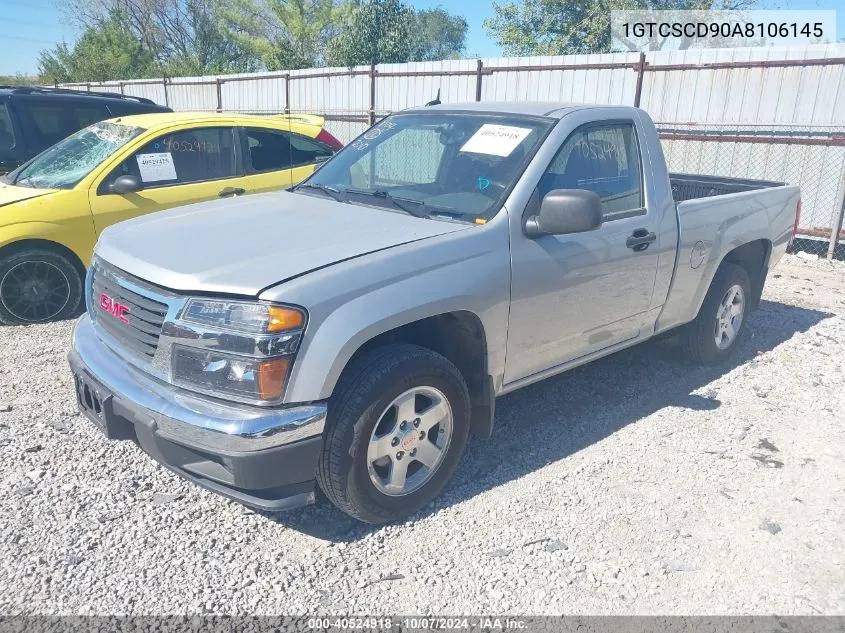 2010 GMC Canyon Sle VIN: 1GTCSCD90A8106145 Lot: 40524918