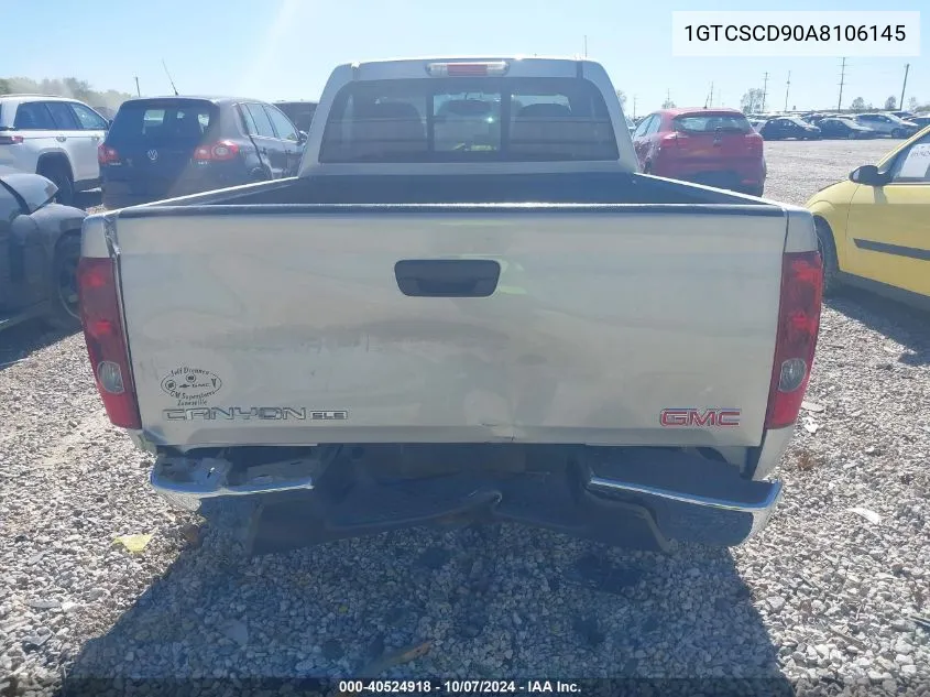 2010 GMC Canyon Sle VIN: 1GTCSCD90A8106145 Lot: 40524918