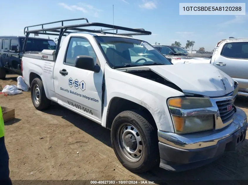 2010 GMC Canyon VIN: 1GTCSBDE5A8120288 Lot: 40527383