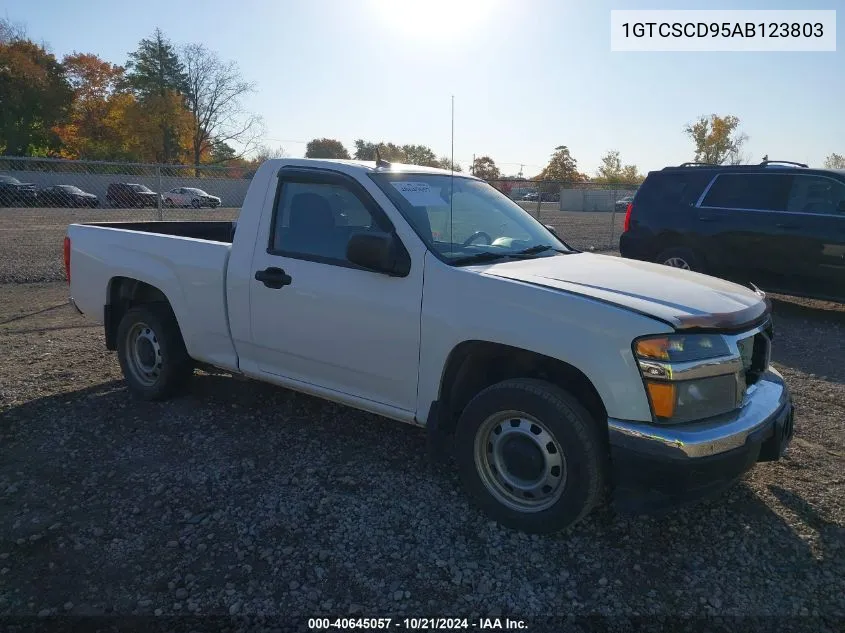 1GTCSCD95AB123803 2010 GMC Canyon Sle