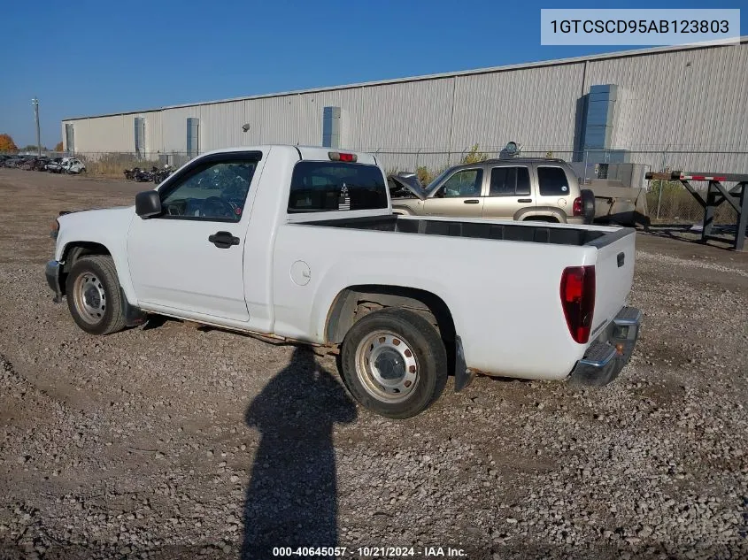 1GTCSCD95AB123803 2010 GMC Canyon Sle