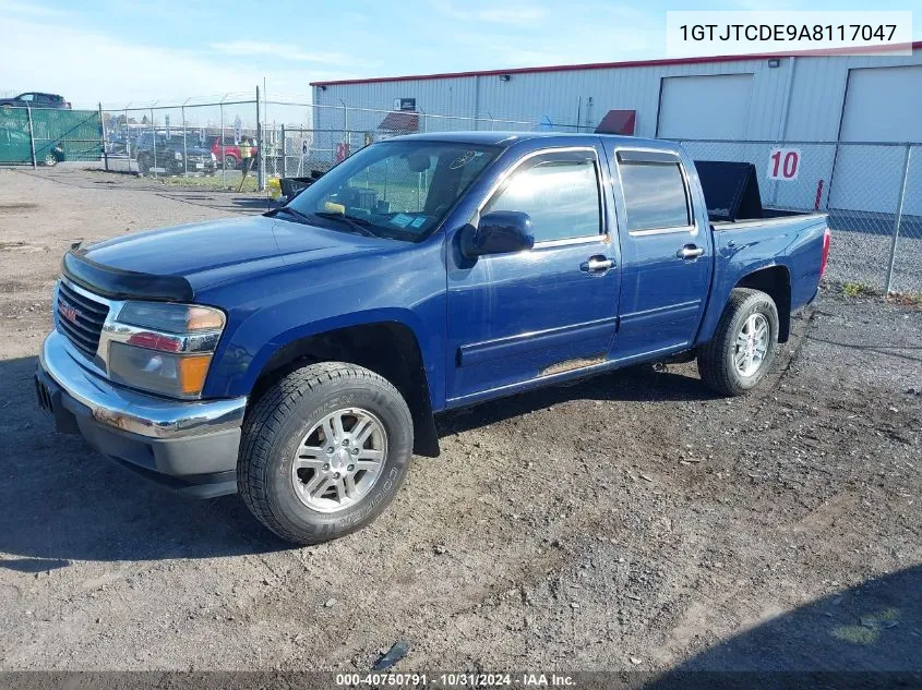 2010 GMC Canyon Sle1 VIN: 1GTJTCDE9A8117047 Lot: 40750791