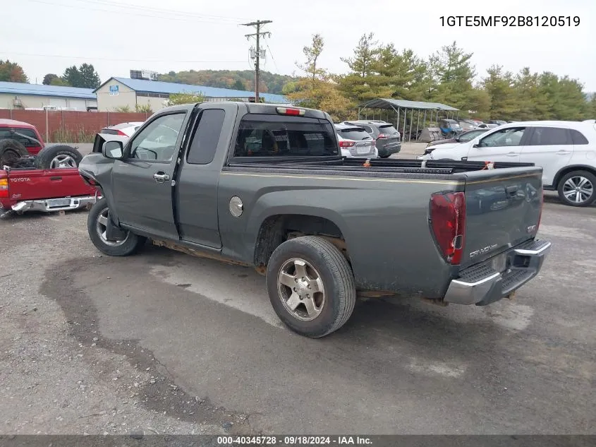 2011 GMC Canyon Sle VIN: 1GTE5MF92B8120519 Lot: 40345728