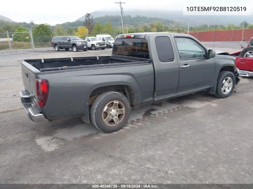 2011 GMC Canyon Sle VIN: 1GTE5MF92B8120519 Lot: 40345728