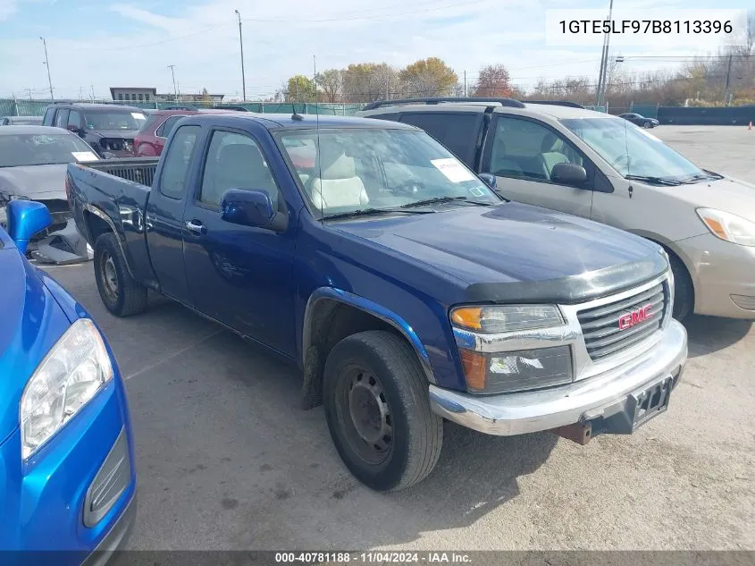 2011 GMC Canyon Work Truck VIN: 1GTE5LF97B8113396 Lot: 40781188