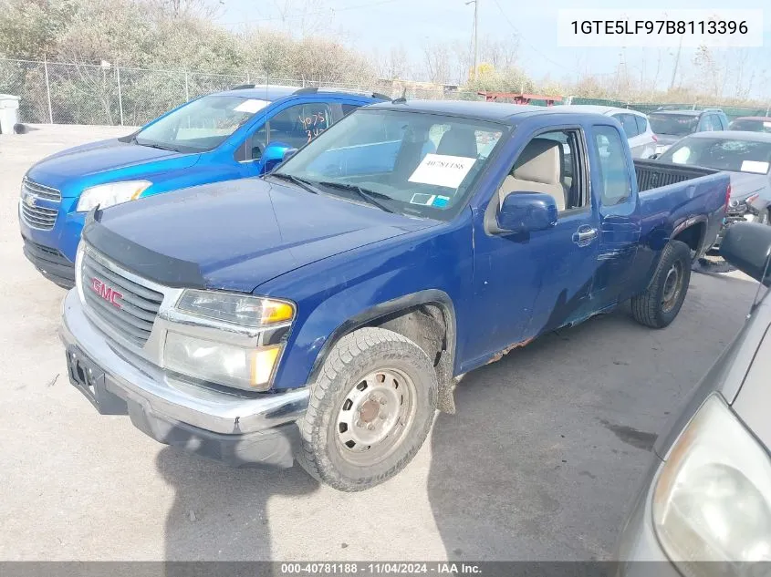 2011 GMC Canyon Work Truck VIN: 1GTE5LF97B8113396 Lot: 40781188