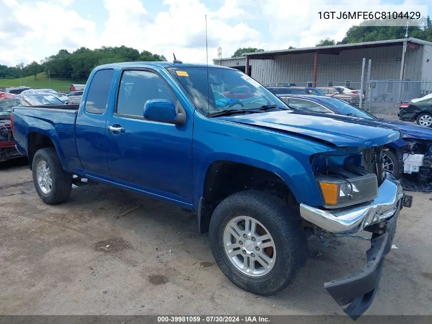 1GTJ6MFE6C8104429 2012 GMC Canyon Sle1