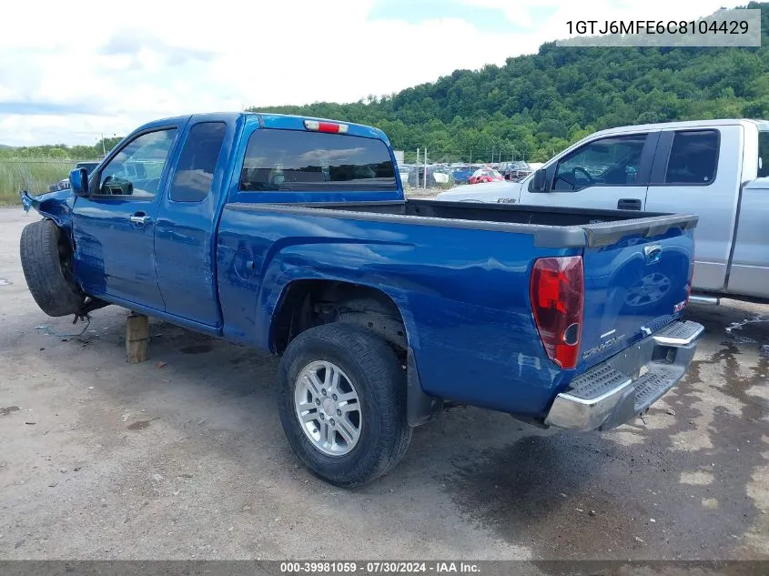 1GTJ6MFE6C8104429 2012 GMC Canyon Sle1