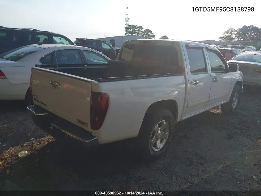 2012 GMC Canyon Sle1 VIN: 1GTD5MF95C8138798 Lot: 40590962