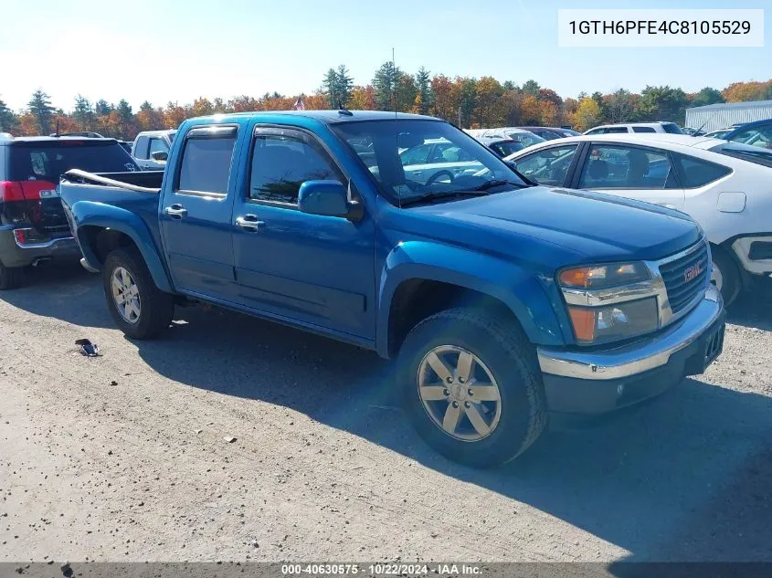 2012 GMC Canyon Sle2 VIN: 1GTH6PFE4C8105529 Lot: 40630575