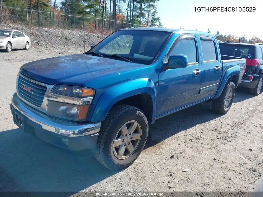 2012 GMC Canyon Sle2 VIN: 1GTH6PFE4C8105529 Lot: 40630575