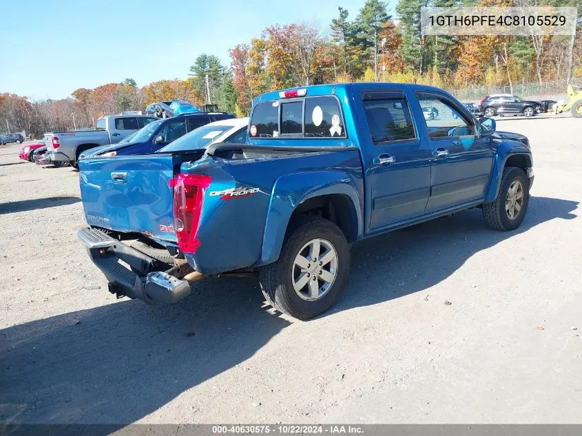 2012 GMC Canyon Sle2 VIN: 1GTH6PFE4C8105529 Lot: 40630575