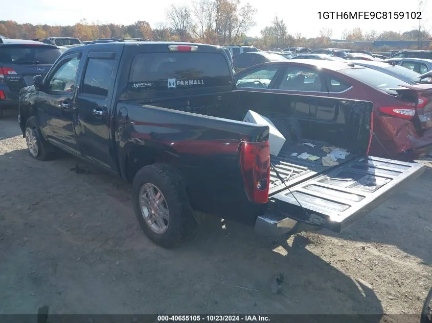 2012 GMC Canyon Sle1 VIN: 1GTH6MFE9C8159102 Lot: 40655105