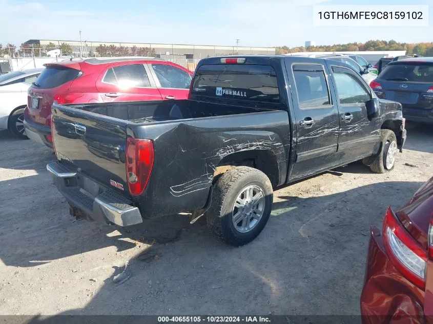 2012 GMC Canyon Sle1 VIN: 1GTH6MFE9C8159102 Lot: 40655105