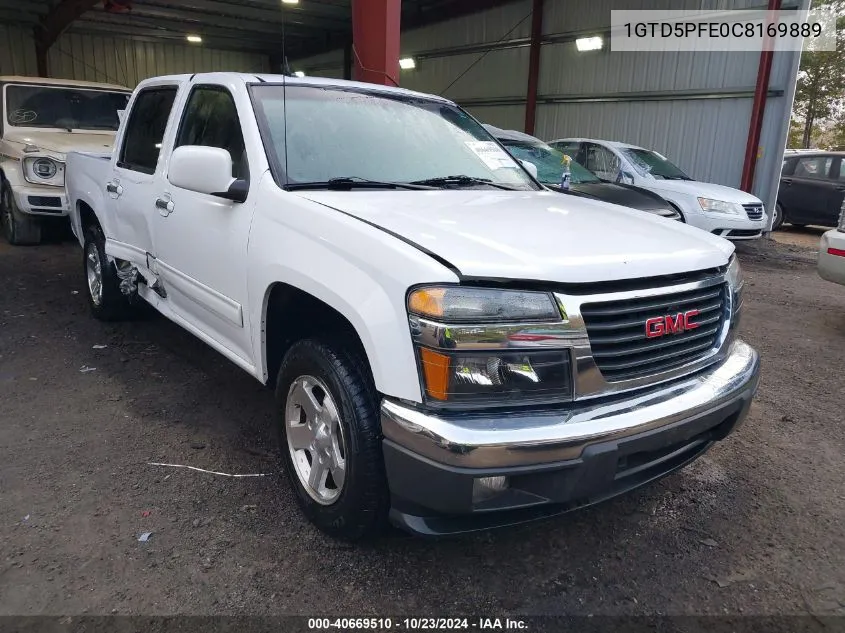 2012 GMC Canyon Sle2 VIN: 1GTD5PFE0C8169889 Lot: 40669510